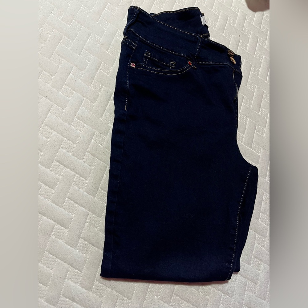 Nine West mid rise Blue Skinny Jeans